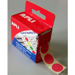 Pastilles adhésives 15 mm - Rose AGIPA 115010 Etiquettes