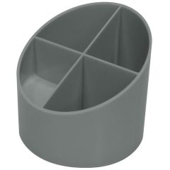 Photo Pot à crayons - Plastique recyclé - Gris Clair HELIT The Green Cross