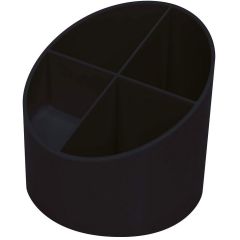 Photo Pot à crayons - Plastique recyclé - Noir HELIT The Green Cross