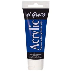 Peinture acrylique EL Greco - 75 ml - Bleu ultramarine KREUL Image
