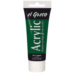 Peinture acrylique EL Greco - 75 ml - Vert feuillage C. KREUL  tube