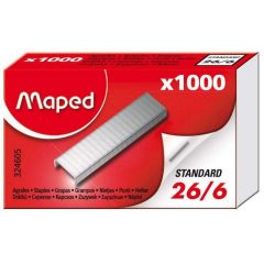 Photo MAPED Boîte de 1000 Agrafes - 26/6 (Fournitures) image