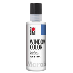MARABU FUN & FANCY :  Peinture pour Window Color  - 80 ml - Blanc 04060004070