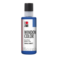 Photo MARABU FUN & FANCY :  Peinture pour Window Color - Bleu Outre Mer