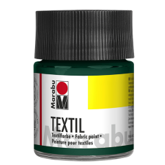 Photo MARABU : Peinture pour textile clair - 50 ml - Vert foncé