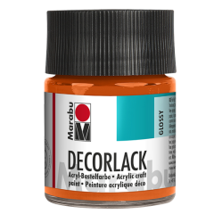 Photo MARABU : Vernis acrylique - Decorlack - 50 ml - Orange
