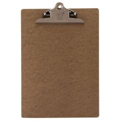 Photo Porte-bloc A4 en bois - 230 x 330 mm - Marron SECURIT