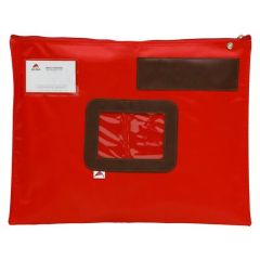 Photo Sac navette avec zip - 420 x 320 mm - Rouge ALBA Image