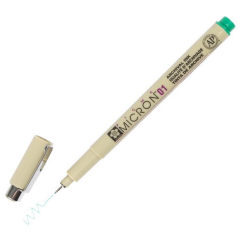 Photo Stylo feutre à pointe fine - 0,25 mm - Vert : SAKURA Pigma Micron 01