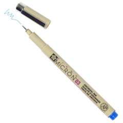 Photo Stylo feutre à pointe fine - 0,35 mm - Bleu : SAKURA Pigma Micron 03 (XSDK0336)