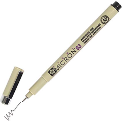 Photo Stylo feutre à pointe fine - 0,35 mm - Noir : SAKURA Pigma Micron 03 (XSDK0349)