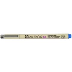 Stylo feutre à pointe fine - 0,4 mm - Bleu : SAKURA Pigma Micron 04 (XSDK0436) image