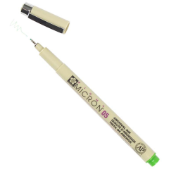Photo Stylo feutre à pointe fine - 0,45 mm - Vert clair : SAKURA Pigma Micron 05