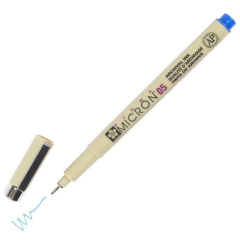 Photo Stylo feutre à pointe fine - 0,45 mm - Bleu : SAKURA Pigma Micron 05 (XSDK0536)