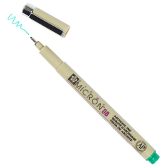 Photo Stylo feutre à pointe fine - 0,5 mm - Vert : SAKURA Pigma Micron 08