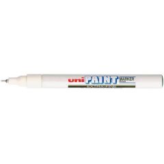 Marqueur permanent - 0,5 à 0,7 mm - Blanc : UNI-BALL Paint PX-203 image