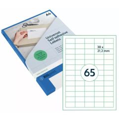 Étiquettes adhésives - 38 x 21,2 mm RILLPRINT Lot de 6500