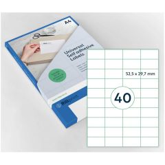 Étiquettes adhésives - 52,5 x 29,7 mm RILLPRINT Lot de 4000