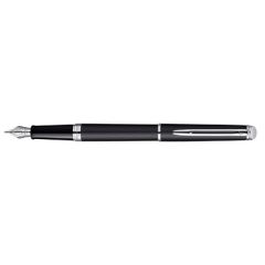 Stylo à plume - Largeur M - Noir Mat/Argent WATERMAN Hémisphère Image