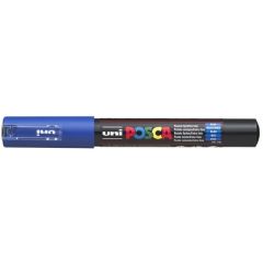 Marqueur peinture Posca PC 1MC - Bleu foncé : UNI-BALL photo