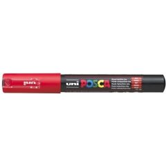 Marqueur peinture Posca PC 1MC - Rouge : UNI-BALL photo