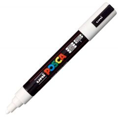Marqueur peinture Posca PC 5M - Blanc : UNI-BALL photo