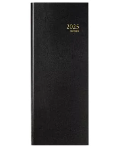 Agenda Journalier 2025 - Banquier Long - 2 volumes - 145 x 325 mm BREPOLS