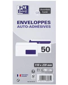 Enveloppes avec fenêtre DL - 110 x 220 mm OXFORD  Modèle