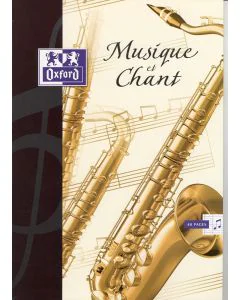 Cahier de Musique - 48 pages - A4 - 210 x 297 mm : OXFORD Visuel