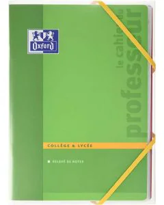 Cahier de Textes Professeurs - Collège et Lycée - 210 x 297 mm : OXFORD Modèle