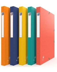 Boîte de classement Dos 25 mm - Assortiment OXFORD Bicolor Recyc+