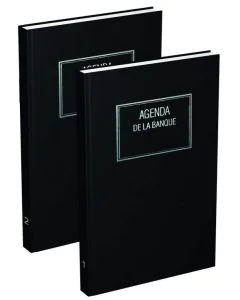 LECAS Agenda de la Banque 2025 - 180 x 290 mm Registre 2 volumes image