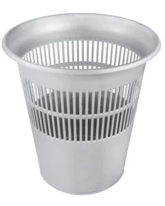 Poubelle en Plastique 11,5 litres - Argent : KEEEPER Jasper Modèle