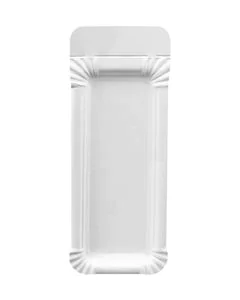 Assiettes en carton 80 x 210 mm PAP STAR Pure 11030 Lot de 250