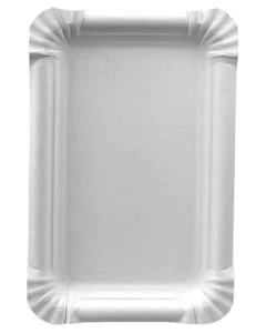 Assiette jetable en carton 130 x 200 mm PAP STAR Pure 11062 Lot de 250