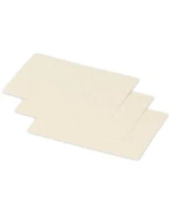 POLLEN : Lot de 25 Cartes en papier - 70 x 95 mm - Ivoire Visuel