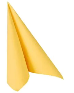 Lot de 50 Serviettes en papier - Jaune - 400 x 400 mm PAPSTAR ROYAL Collection  image