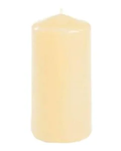 Bougie cylindrique Crème 10 cm PAP STAR 