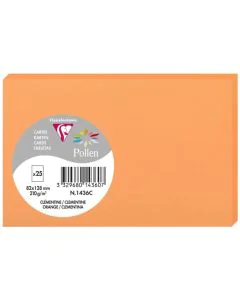 Carte en papier - 82 x 128 mm - Clémentine : POLLEN Lot de 25 Visuel