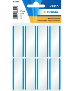 HERMA : Lot de 16 badges adhésifs pour textile 1903