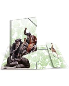 Chemise à élastiques A4 Motif Singes : HERMA image