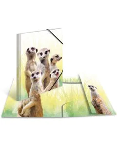 Chemise à élastiques A4 Motif Suricates : HERMA image