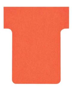 Photo Fiches T - Indice 1.5 / 45 mm - Rouge : NOBO Lot de 100  réf. 2001503