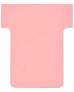 Fiches T - Indice 1.5 / 45 mm - Rose : NOBO Lot de 100 Visuel