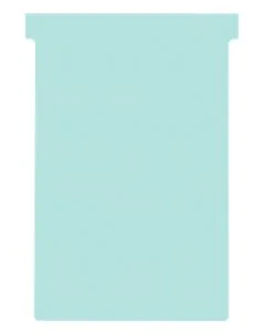 Photo Fiches T - Indice 4 / 124 mm - Bleu : NOBO Lot de 100  réf. 2004006