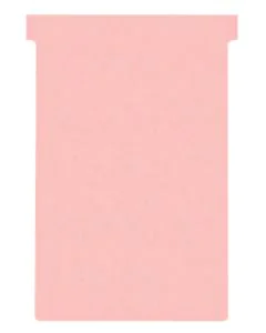 Fiches T - Indice 4 / 124 mm - Rose NOBO Lot de 100 visuel