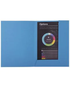 Lot de 50 Chemises à 2 rabats ROCK'S 210 - Bleu EXACOMPTA