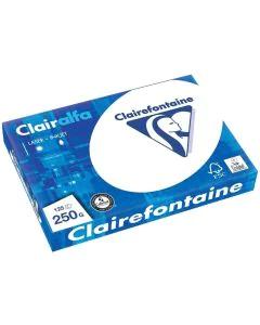 Ramette de papier de 125 feuilles A4 250 g - Extra blanc : CLAIREFONTAINE Photo