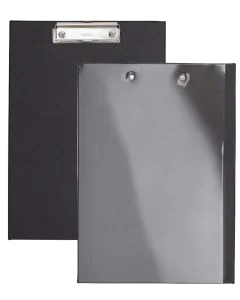 Porte-bloc à pince - Format A4 - Pochette arrière - Noir : MAUL Modèle