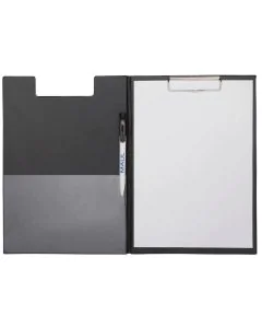 Porte Bloc Chemise A4 avec Pince Noir MAUL 23392-90